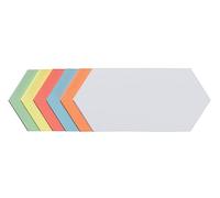 Franken UMZ 920 99 Lot de 500 cartes de présentation Rhombus 20,5 x 9,5 cm différentes couleurs