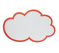 FRANKEN UMZ W Lot de 20 cartes en forme de nuage 25 x 42 cm (Blanc/rouge) (Import Allemagne)