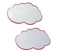 Franken Umz WG Nuage Lot de 20 cartes de présentation 37 x 62 cm Blanc/rouge