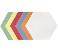 Franken UMZS 1719 99 selbstklebende Moderationskarte Wabe, 190 x 165 mm, sortiert, 300 Stück