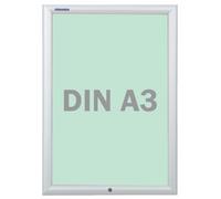 Franken vitrine d'affichage de rack mobile security : 34 x 46,3 x 1,9 cm, transparent