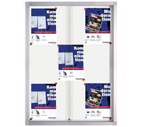 Franken vitrine d'affichage pour pRO 9 x a4 avec portes coulissantes 73 x 99 x 4,6 cm
