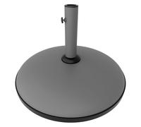 FRANKYSTAR Radika Base pour parasol de jardin rond Ø51 cm Support de 25 kg pour parasols en béton gris