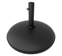 FRANKYSTAR Radika Base pour parasol de jardin rond Ø51 cm Support de 25 kg pour parasols en béton noir