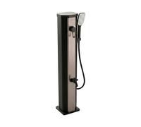 FRANKYSTAR Tanaga 20 - Douche solaire basse de jardin 20 l avec douche et robinet de lavabo