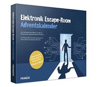 FRANZIS 67154 - Calendrier de l'Avent électronique Escape Room 24 jours de plaisir énigmatique électronique, sans soudure, avec livre d'accompagnement de 40 pages