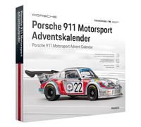 FRANZIS 67275 - Porsche 911 Turbo Motorsport Calendrier de l'Avent - Kit de modélisme à l'échelle 1:43 avec module sonore et livre d'accompagnement de 52 pages