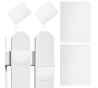 FRCOLOR 10 Feuilles Autocollant de Réparation pour Revêtement Mural en Pvc Blanc, Patchs Adhésifs Polyvalents et Faciles à Nettoyer, pour Maisons et Bureaux