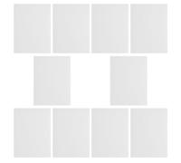 FRCOLOR 10 Feuilles Patch de Réparation pour Revêtement Mural en Pvc Blanc, Autocollant Adhésif Facile à Nettoyer, pour Bureaux et Magasins, Utilisation Polyvalente