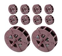 FRCOLOR 10 Pièces Roue de Simulation, Plastique, Effet D’Eau | Accessoire de Scène Zen, Usage Intérieur, pour Aquarium et Pot de Fleurs, Rendu Décoratif Compact