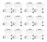 FRCOLOR 12 Pièces Boîte à Bonbons Mini-valise Transparente avec Fermoir Pratique pour Cadeaux de Mariage et Décorations de Fête Polyvalentes