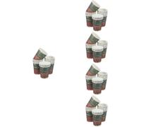 FRCOLOR 160 Pièces Gobelet en Papier Jetable Thème Noël, pour Fête | Motif Festif Saisonnier, Usage Fête et Mariage, Léger, Pratique, Format Papier, Ensemble de Deux Pièces