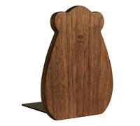 FRCOLOR 1pièce Bois Ours Épais Accessoire Étagère Bibliothèque Bloc de Fixation Antidérapant pour Maison et Bureau Rangement Pratique