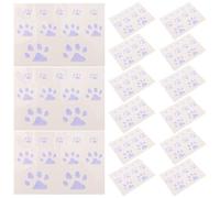 FRCOLOR 20 Pièces Tatouage Temporaire Thermochrome avec Motifs de Pattes de Chat Changement de Couleur Selon la Température pour Décoration Corporelle Unique