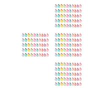 FRCOLOR 200 Pièces Mini Canard Lumineux de Noël en Résine pour Maison de | Décor Miniature pour Bureau, Effet Luisant la Nuit, Thème Saisonnier, Accessoire de Scène