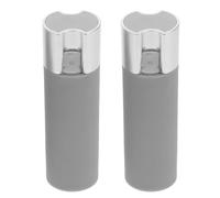 FRCOLOR 2pcs Poids de Corde pour Stores à Rouleau et Volets, Design Gris Élégant en Fer et Plastique, Tirage Facile Tirette Anti-Vent Fixation Sûre