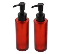 FRCOLOR 2pièces Lot de Flacons Pompe Verre pour Liquides Cosmétiques Rechargeables avec Système Airless