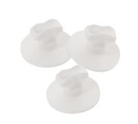 FRCOLOR 3 Pièces Bouchon D'étanchéité en Silicone, Blanc 0,8 CM | Joint de Couvercle pour Boîtes Alimentaires, Compatible Lunch Box et Récipient, Usage Pique-niques Extérieur