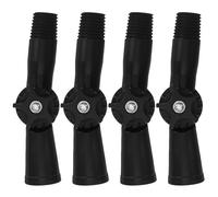 FRCOLOR 4 Pièces Accessoire pour Manche de Balai avec Articulation Pivotante Compatible avec Tête de Serpillière Allemande pour Nettoyage des Fenêtres et Dépoussiérage