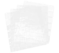 FRCOLOR 4 Pièces Feuilles PVC pour Classeur de Collection de Pièces à 30 | Poches Transparentes, Insertion Facile, Rangement Organisé, Consultation sans Manipulation, pour Pièces, Timbres et Jetons