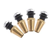 FRCOLOR 4 Pièces Serrage-câble Verrouillage de Fil en Laiton Or M10 avec Vis pour Suspensions de Plafond et Connecteurs de Fil de Lampe DIY Organise la Longueur et Protège L’isolant
