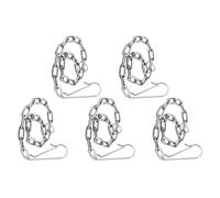 FRCOLOR 5 Pièces Chaîne de Remplacement Accessoire pour Mécanisme de Chasse D'eau en Acier Inoxydable Facile à Installer et Solide pour Clapet de Toilette