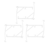 FRCOLOR 6 Pièces Clips de Cantonnière Transparents en Plastique | Fixation Discrète, Maintien Stable, Pièce de Rechange, Finition Transparente, pour Cantonnière et Usage Intérieur