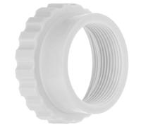 FRCOLOR Adaptateur Utilisation PVC Blanc en Installation pour Piscine Fontaine Facile et Pratique, Connecteur Double Filetage pour Équipements