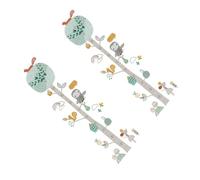 FRCOLOR Autocollant de Hauteur pour Garçon et Filles en Pvc Étanche Design Unique D'animaux Forêt, Tableau de Croissance Mural pour Chambre Bébé ou Nursery, 1 Set