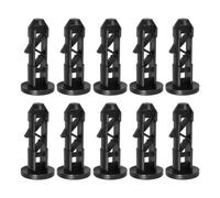 FRCOLOR Axes de Charnière pour Poubelle à Roulettes 240l Usage Intérieur et Extérieur Fixation de Couvercle Lot de 10 en Plastique Noir Accessoires pour Poubelle de Jardin