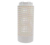 FRCOLOR Bac à Compost Intérieur en Plastique Blanc, Design Compact et Gain de Place, pour Compostage Organique en Appartement ou Jardin