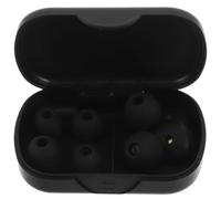 FRCOLOR Bouchons D'oreilles Insonorisants Forme Arc Noirs en Silicone et Plastique, du Bruit, Étanches pour Dormeurs Latéraux, Adaptés aux Milieux Bruyants et Avions