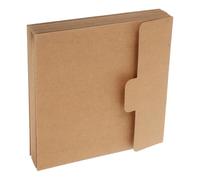 FRCOLOR Carrées Format 20x20 Cm en Papier Kraft Épaissi Lot de 20 Résistantes Déchirure Faciles à Transporter, pour Invitations et Cartes