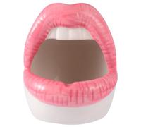 FRCOLOR Cendrier Résistant Feu Odeur Rose Créatif en Céramique Grosse Bouche pour Bureau ou Maison
