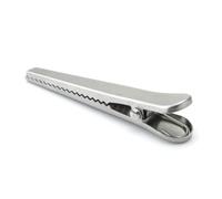 FRCOLOR Clip de Fermeture Facile à Nettoyer Argenté en Acier Inoxydable Alimentaire Effet D'étanchéité Cuisine Maison
