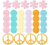 FRCOLOR Confettis Ambiance Joyeuse en Papier Arc-en-Ciel 100 Pièces Chutes en Carton pour Décoration de Table Anniversaire et Mariage pour Fête