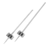FRCOLOR Coupe-oignons en Acier Inoxydable Cuisine, Trancheur Multi-usage à Fleurs de Prunier, 2 Pièces, Outil Pratique pour Couper et Émincer Légumes