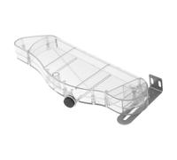 FRCOLOR Couvercle de Protection Transparent pour Scie sur Table 4-10 Pouces avec Couteau de Division en L, Installation Facile et Intégration avec Aspirateur, pour Atelier de Menuiserie