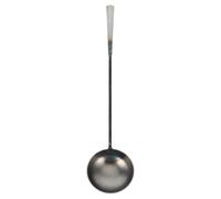 FRCOLOR Cuillère à Eau Robuste en Fer Forgé avec Long Manche pour Nettoyage des Canalisations et Jardinage, Outil de Jardin Multifonction Pratique