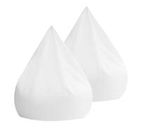 FRCOLOR Housse de Doublure Intérieure pour Pouf Paresseux sans Remplissage 2pcs en Tissu Respirant Lavable en Machine pour Salon et Maison