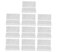 FRCOLOR Lot de 10 Boîtes De Recyclage pour Lames De Rasoir, Format Long, Conteneur Compact Et Portable, Mallette De Collecte Multifonctionnelle pour Usage Professionnel Et Domestique