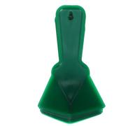 FRCOLOR Lot de 10 Truelles à Plâtre Vertes en Plastique, Outil Pratique Cloison Sèche, pour Modeler le Béton Autour des Angles en Rénovation