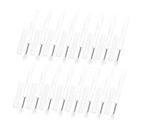 FRCOLOR Lot de 20 Pinceaux en Silicone pour Nail Art, Applicateurs Doux et Multifonctionnels, pour Usage à Domicile et Salons D'ongles