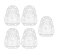 FRCOLOR Moule à Fruits Créatif en Plastique 5 Pièces pour Melon et Légumes, Résistant la Pression, Sûr à Utiliser, pour Jardinage Personnel