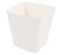 FRCOLOR Organisateur de Rangement D'outils de Beauté en Plastique Blanc Panier Suspendu, Installation Flexible et Compartiments Multiples pour Espaces de Travail et Spas