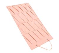 FRCOLOR Organisateur Mural Suspendu en Feutre Rose pour Bijoux et Pinces à Cheveux, Pochette de Rangement Pratique pour Colliers et Accessoires, pour Chambre D'garçon et Filles