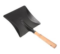 FRCOLOR Pelle Multifonction en Fer Manche en Bois, Pelle à Charbon de Bois Légère, Outil Portable pour Désherbage et Jardin Extérieur