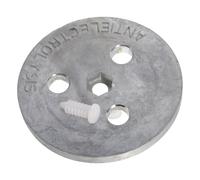 FRCOLOR Plaque d'anode sacrificielle en Zinc, Poids de l'écumeur | Installation d'une anode en zinc pour skimmer de piscine, pour système au sel, protection sacrificielle extérieure,
