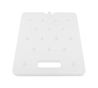 FRCOLOR Poche de Glace Réutilisable Blanche Grosse Capacité en Plastique, Accumulateur de Froid Longue Durée pour Boîtier de Refroidissement, pour Fête Activités Outdoor