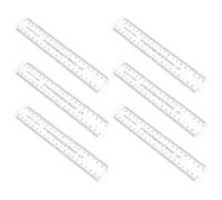 FRCOLOR Règle Flexible pour Sourcils en Pvc 6pcs, Outil Léger et Précis pour Cartographie et Microblading, pour Artistes Tatoueurs et Débutants à Domicile